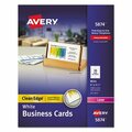 Avery Dennison CARD, BUS, 2SIDE, CE, 1000WHT 5874